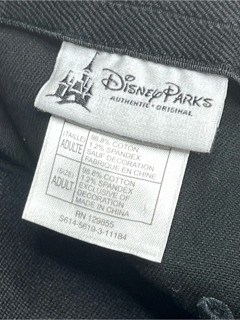 Disney Parks Mickey Mouse Graffiti L/XL Flex Fit Hat Adult Black Colorblock Cap